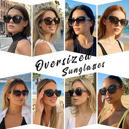 üï∂Ô∏è Polarized Fit Over Sunglasses for Women ‚Äì UV400 Protection Floral Frame Wear Over Prescription Glasses