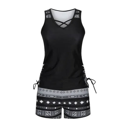 üåäWomen's Fashion Two-Piece Tankini Set