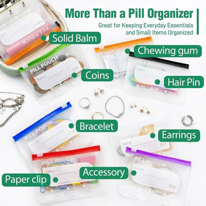 üèÜFlash Sale‚ö° 50K+ SOLD! Waterproof Pill Pouch Set-14Pcs Bags Inside