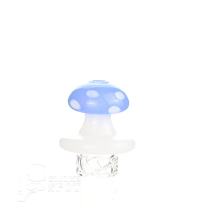 AFM Marshmellow Spinner Cap Blue in use on dab rig - Smoke Spot Smoke Shop