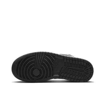 Air Jordan 1 low-top sneaker outsole, black rubber tread pattern
