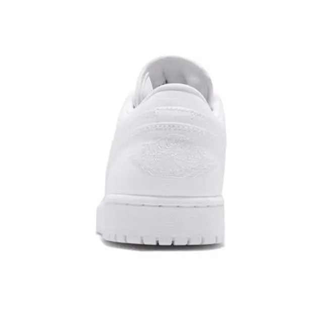 White Air Jordan 1 heel, padded collar and embossed logo detail