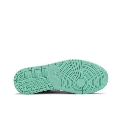 Air Jordan 1 outsole with light teal rubber tread