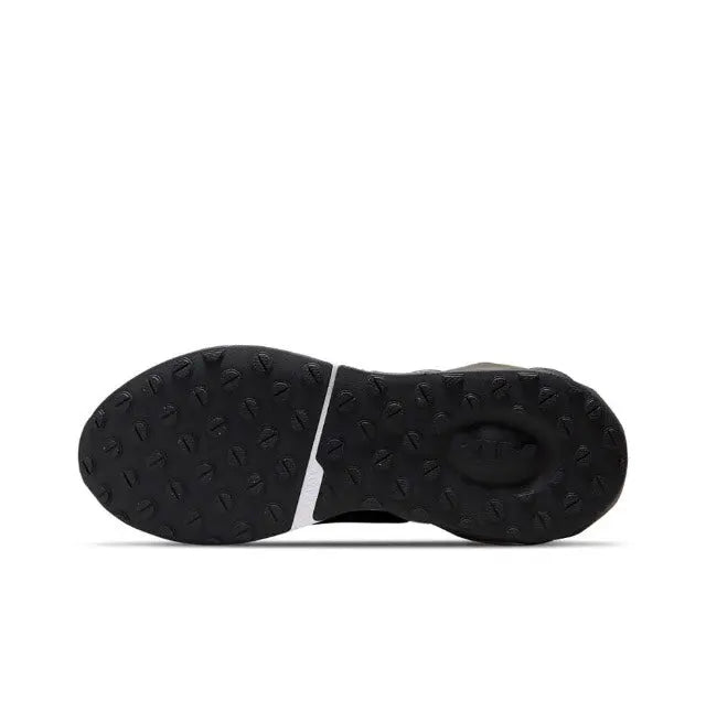 Air Max 2021 sneaker outsole, black tread with raised logo
