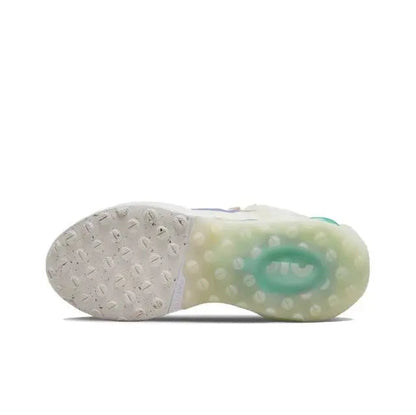 Nike Air Max 2021 running sneaker, translucent green Air sole with textured outsole