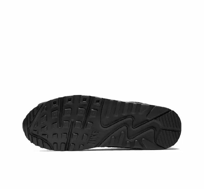 Black Air Max 90 outsole with tread pattern and central cushioning pods