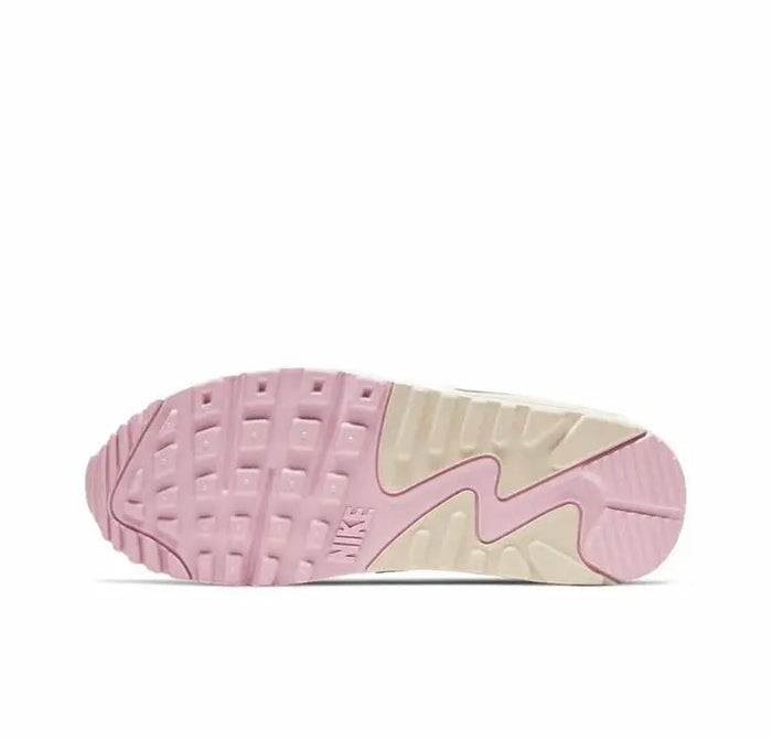 Nike Air Max 90 outsole, pink tread with light beige and off-white panels