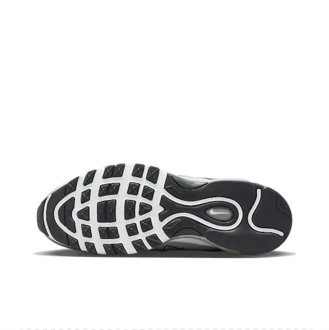 Nike Air Max 97 rubber outsole with grid tread and circular heel traction