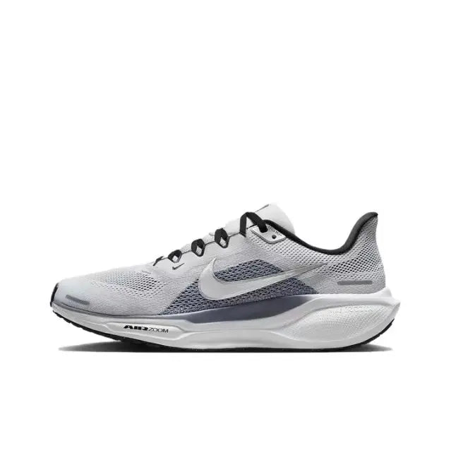 Nike Air Zoom Pegasus 41 running shoe, grey with dark charcoal accents