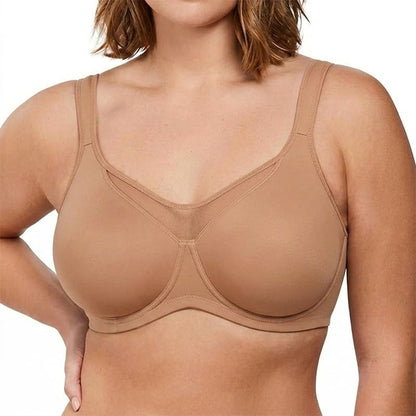üíêWomen's Elegant Sheer Full Coverage Minimizer Bra ‚ú® Plus Size for Large Busts | No Digging, No Spillage & Ultra Comfy