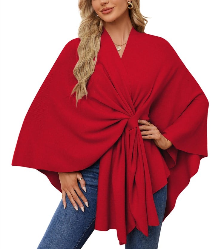 üî•Elegant Shawl Wraps Soft Open Front Poncho Shawl Wraps
