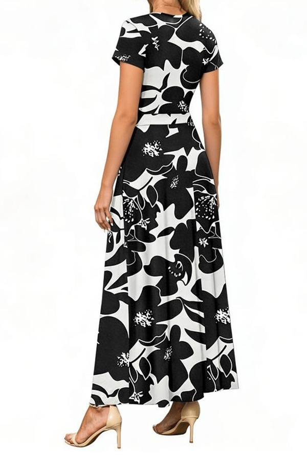 üëó V-Neck Maxi Dress ‚Äî Elegant, Waist-Defining, Comfortable, and Casual Summer Long Dress