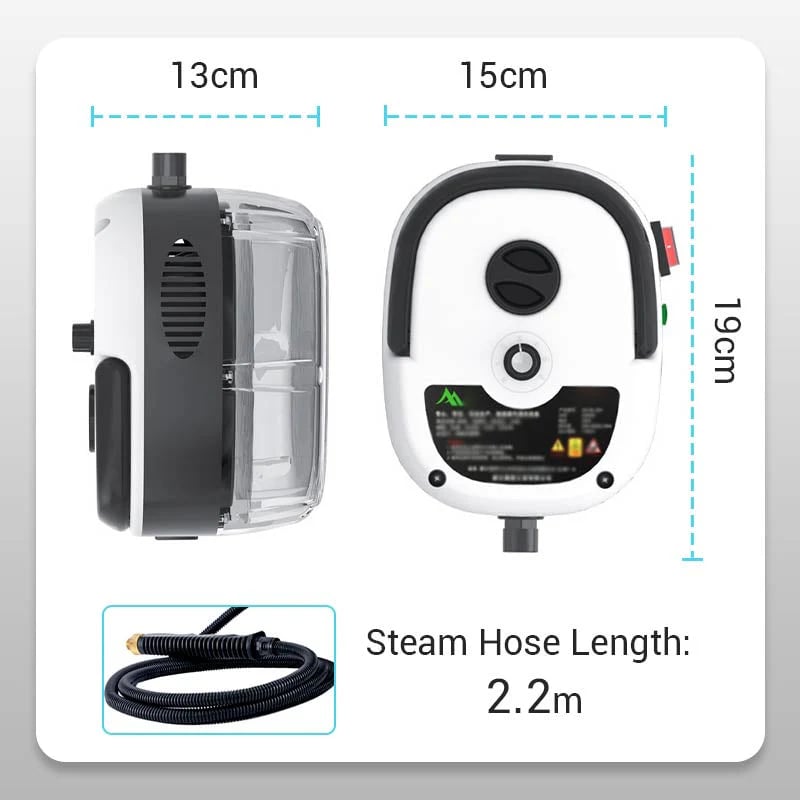 Dailyardtool¬Æ 2500W Handheld High-Temperature Pressurized Steam Cleaner