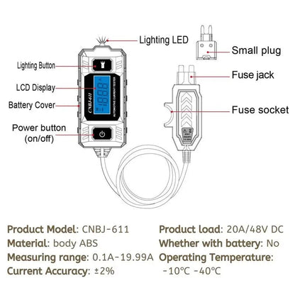 üöó‚ú®Automotive circuit fault probe tester