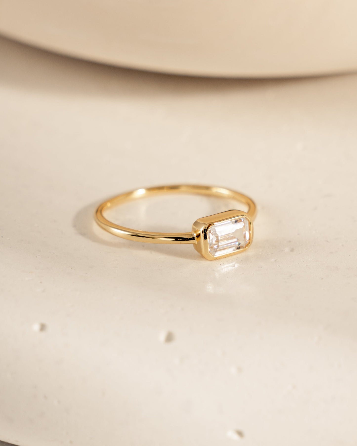 Baguette Bezel Ring