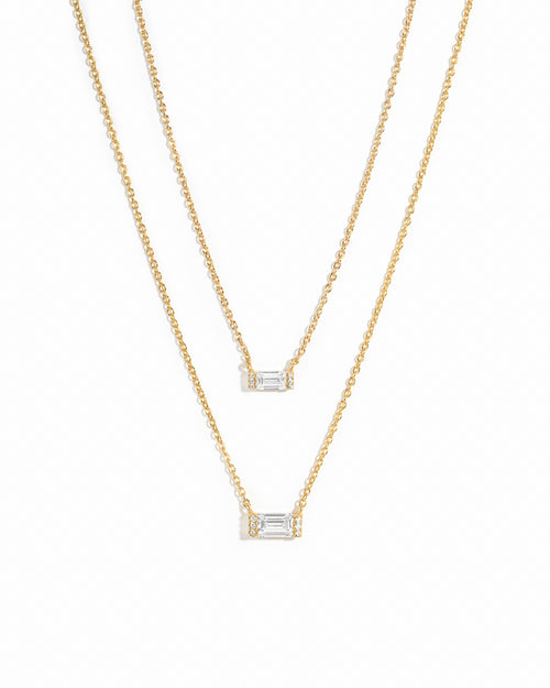 Baguette Necklace