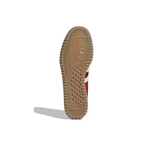 Adidas Bermuda sneaker outsole, textured gum rubber with patterned tread.