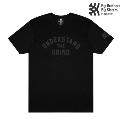 Big Brothers Big Sisters - Understand the Grind Tee - Black