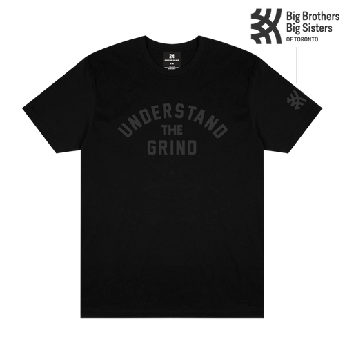 Big Brothers Big Sisters - Understand the Grind Tee - Black