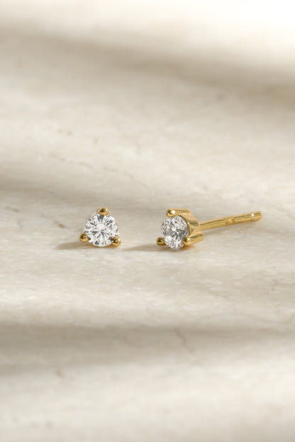 Birthstone Stud Earrings