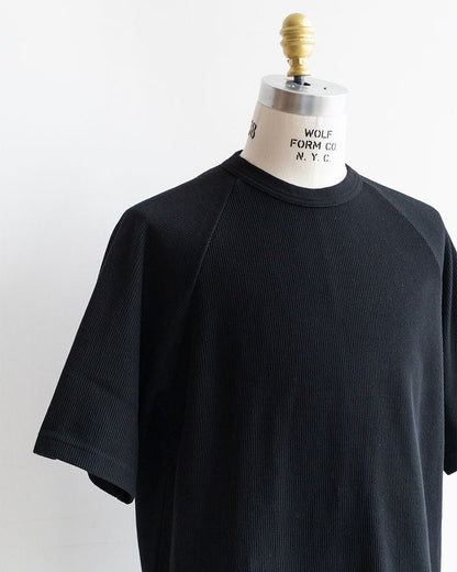 【Blurhms Rootstock】 Rought & Smooth Thermal Raglan Tee