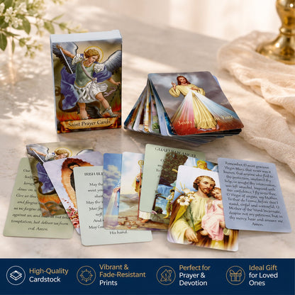 ‚úùÔ∏è Catholic Genuine Leather Holy Card Holder ‚Äì Pocket Prayer Card Organizer with Snap Closure