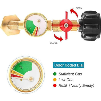 ‚ú® Top-Rated Propane Refill Elbow Adapter with Tank Gauge