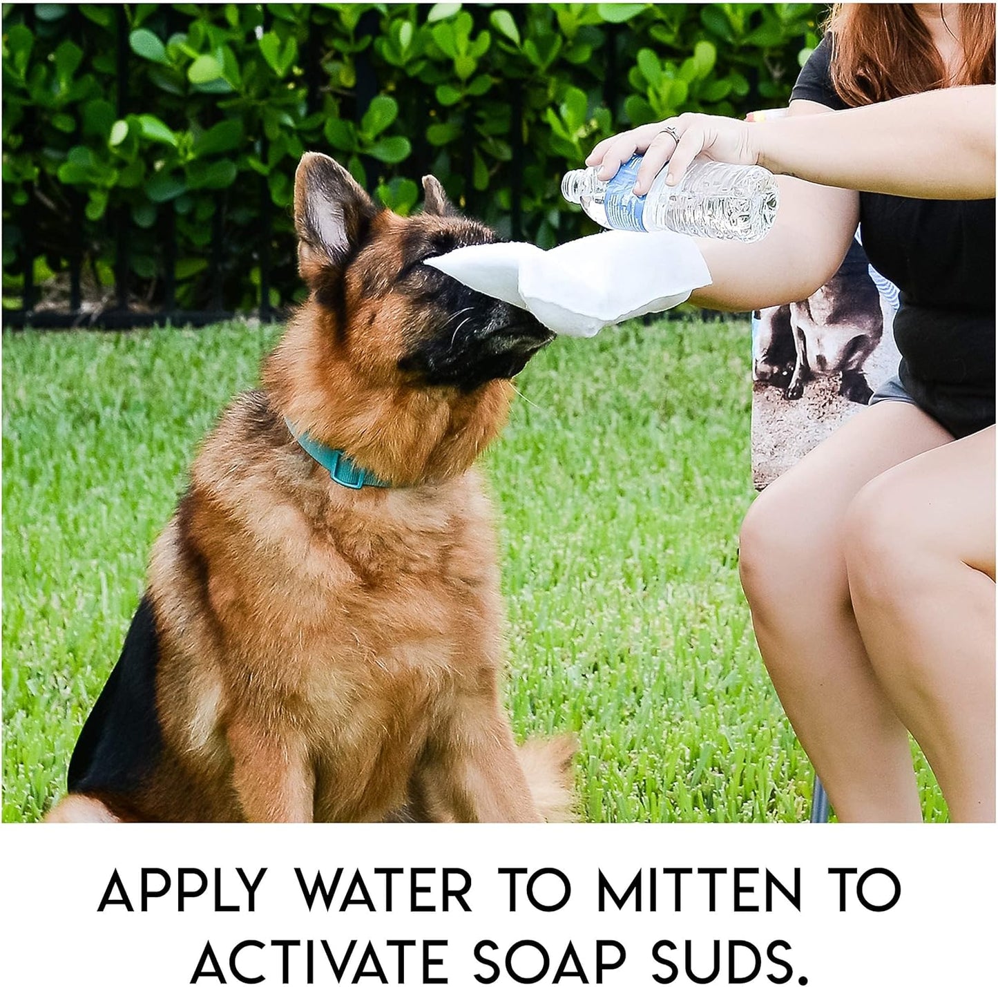 üî•Rinse-Free Dog Shampoo Mitts ‚Äì Hypoallergenic Pet Bath Wipes, 6 Packs