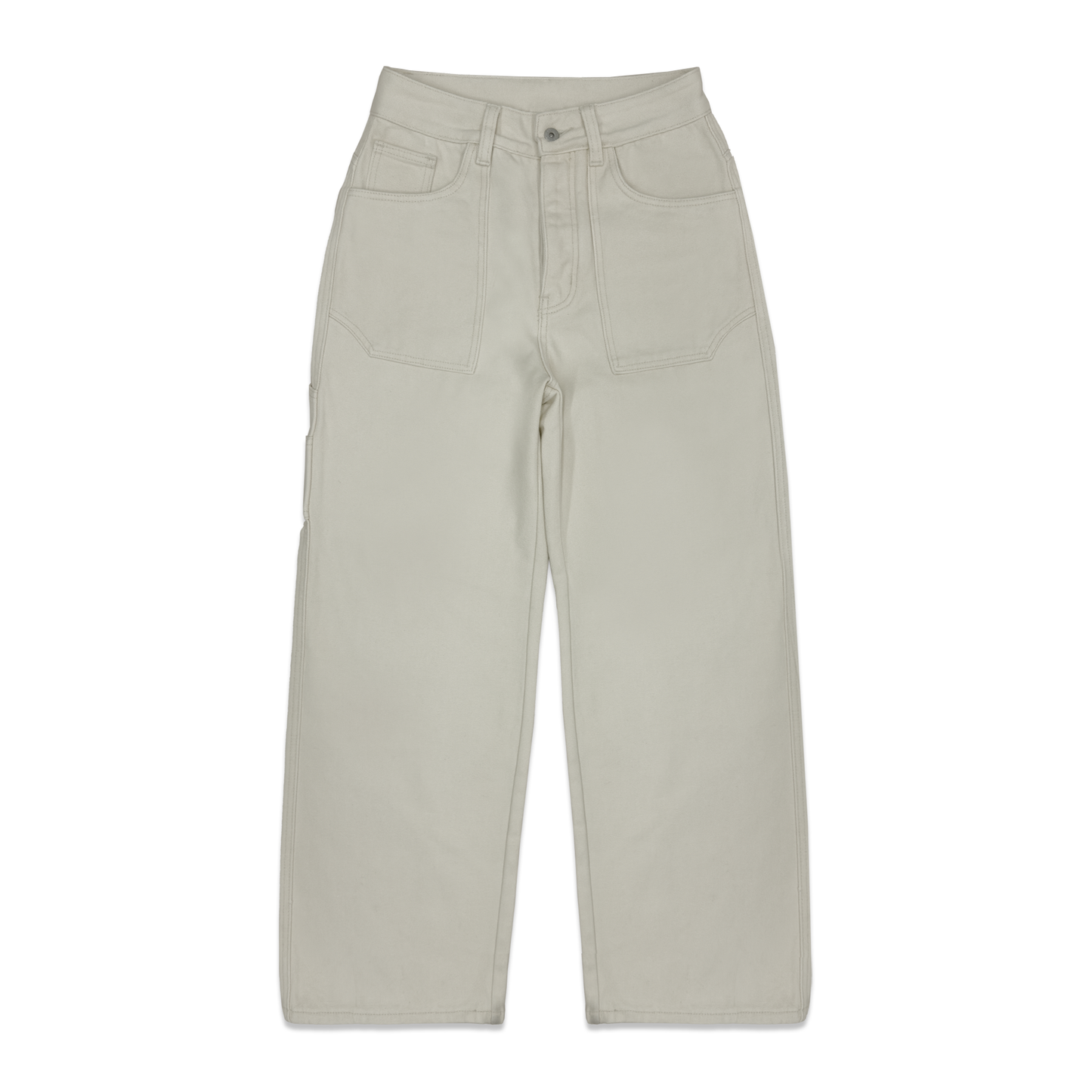 'Field' Cream Canvas Pants