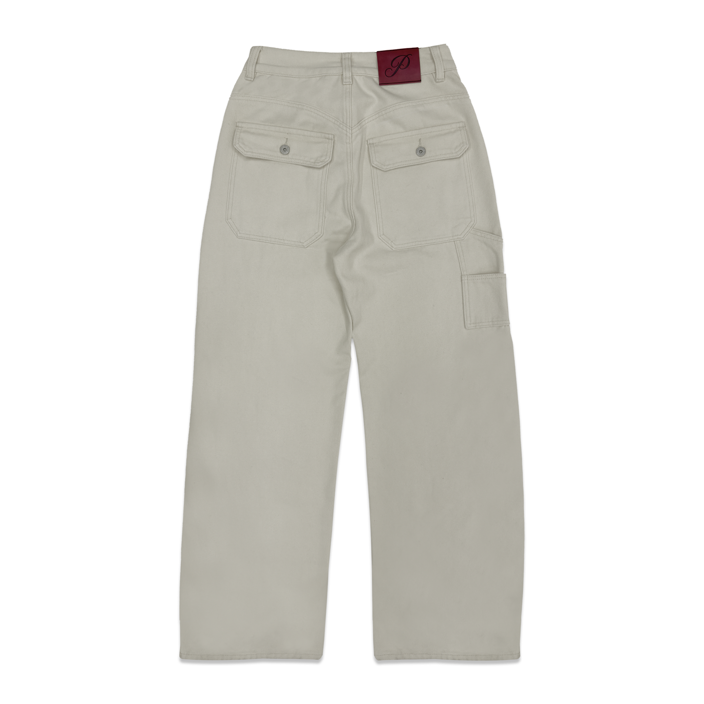 'Field' Cream Canvas Pants