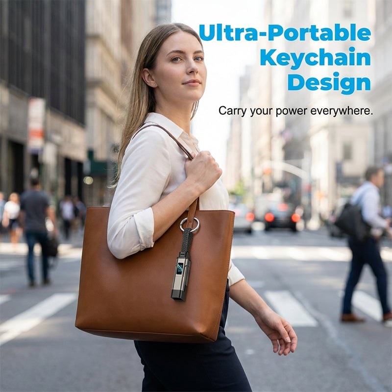 üî•Limited Time SALE 40% OFFüî•4-in-1 Digital Display Keychain Charging Cable