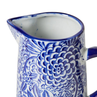Celadon Dahlia Jug 15x9.5x14cm