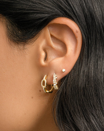 Small Chain Link Hoops