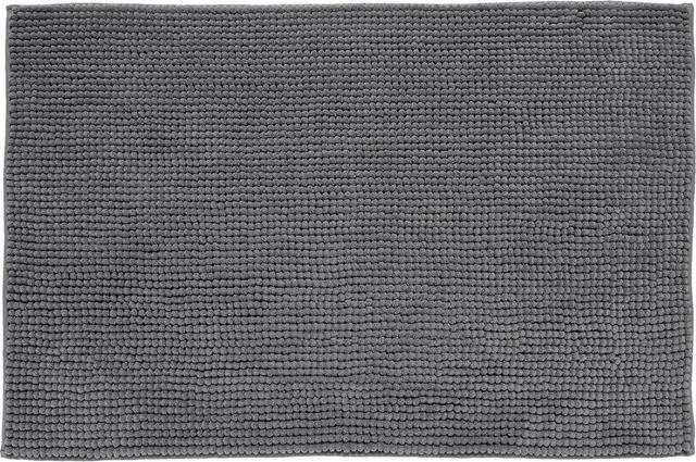House bathroom mat Chenille 50x80 cm gray - Soposopo