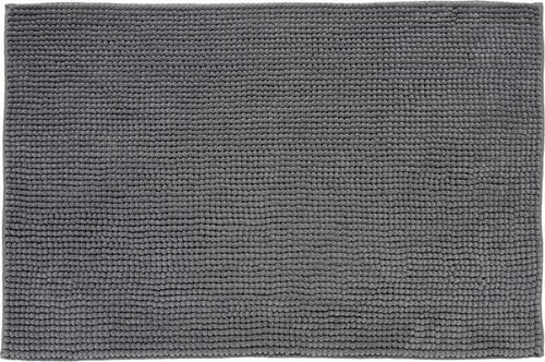 House bathroom mat Chenille 50x80 cm gray - Soposopo