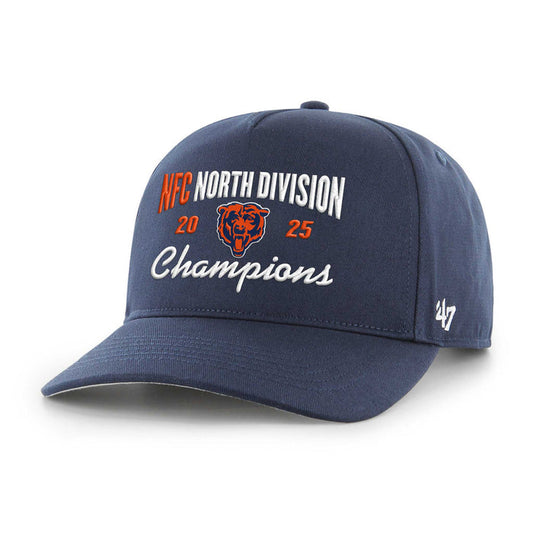 Chicago Bears 47 Brand 2025 NFC North Division Champs Hitch Adjustable Cap