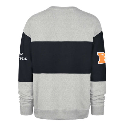 Chicago Bears 47 Brand Atlas Blue Blockfield Maximalist Crew Neck