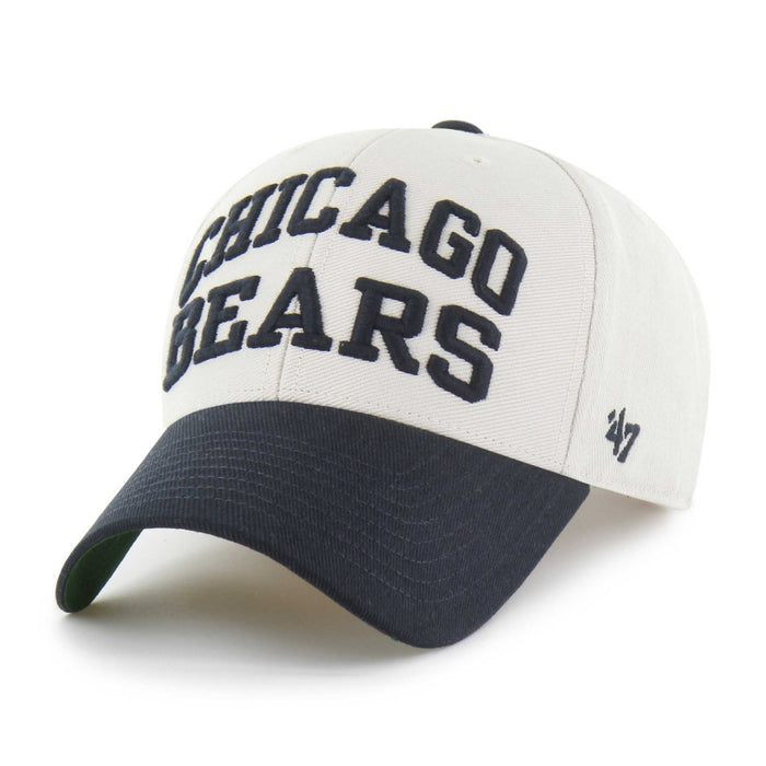 Chicago Bears 47 Brand Bone Broke Line Loop MVP Adjustable Cap