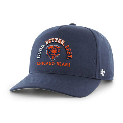 Chicago Bears 47 Brand Good-Better-Best Graphic Hitch Adjustable Cap