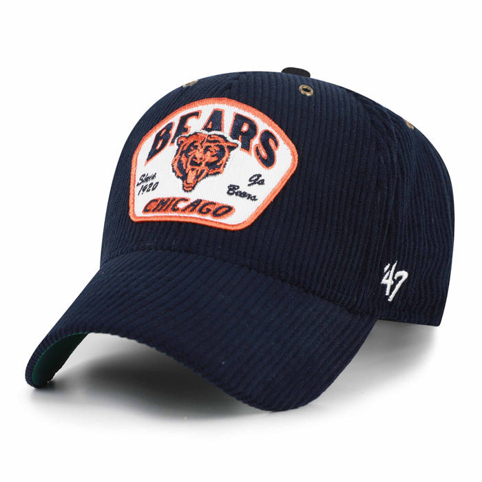 Chicago Bears 47 Brand Historic Navy Accordia MVP Adjustable Cap