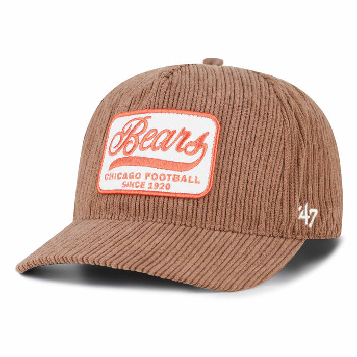 Chicago Bears 47 Brand Historic Pinecone Cord Patch Hitch Adjustable Cap