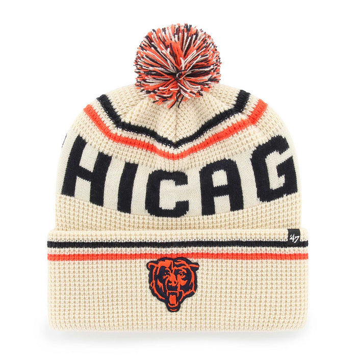 Chicago Bears 47 Brand Natural Quattrle Cuff Knit Hat