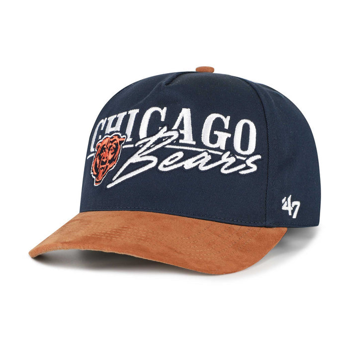 Chicago Bears 47 Brand Navy Scribe Line Hitch Adjustable Cap
