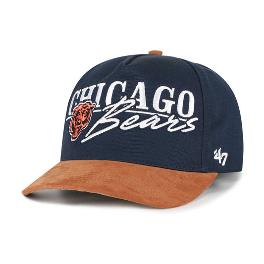 Chicago Bears 47 Brand Navy Scribe Line Hitch Adjustable Cap