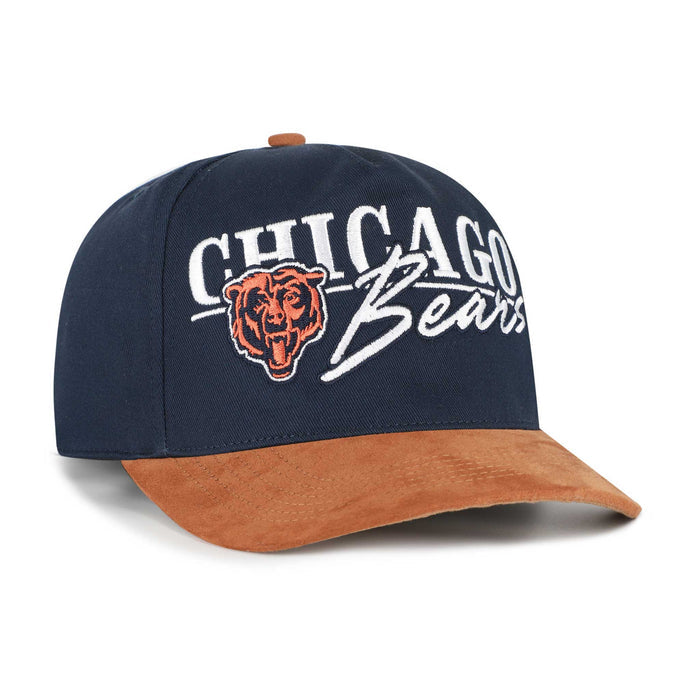 Chicago Bears 47 Brand Navy Scribe Line Hitch Adjustable Cap