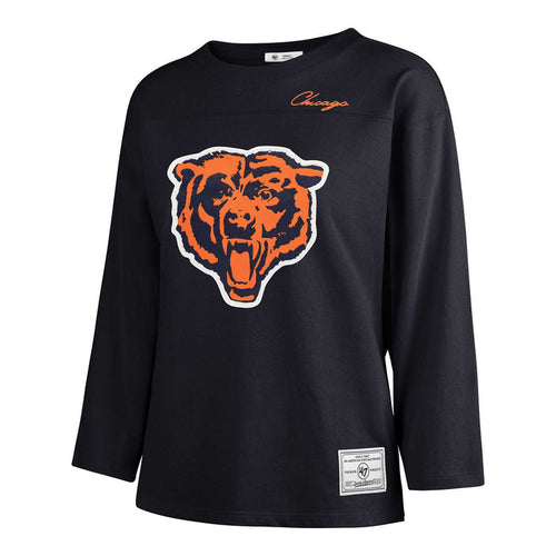 Chicago Bears 47 Brand Women's Historic Navy Game Nod Timeless Tee