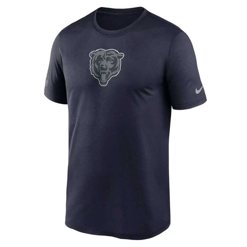 Chicago Bears Nike Marine Blue Chest Logo Issue Crew Neck Tee Shirt