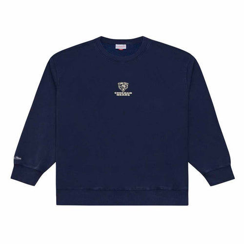 Chicago Bears Mitchell And Ness Blackout Essentials Crew Neck