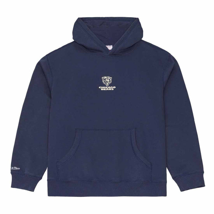 Chicago Bears Mitchell And Ness Blackout Essentials Hooded Sweatshirt
