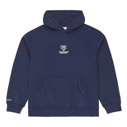 Chicago Bears Mitchell And Ness Blackout Essentials Hooded Sweatshirt